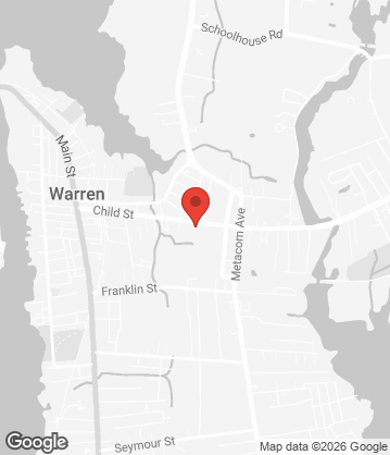 Map of Mr Chicken Warren - 275 Child St, Warren, RI, 02885, US